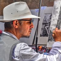 Street Artist by Ray Lovelock